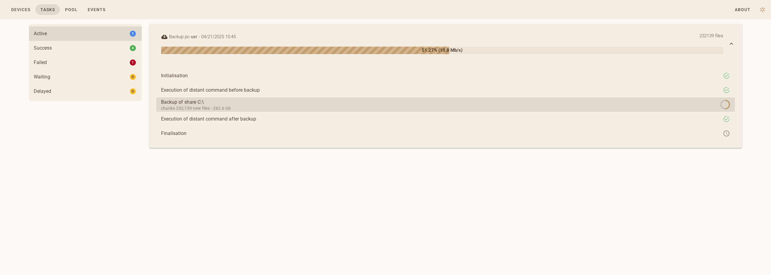 Tasks Light